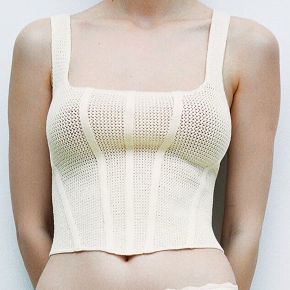 NWT - ZARA - Knit Bustier